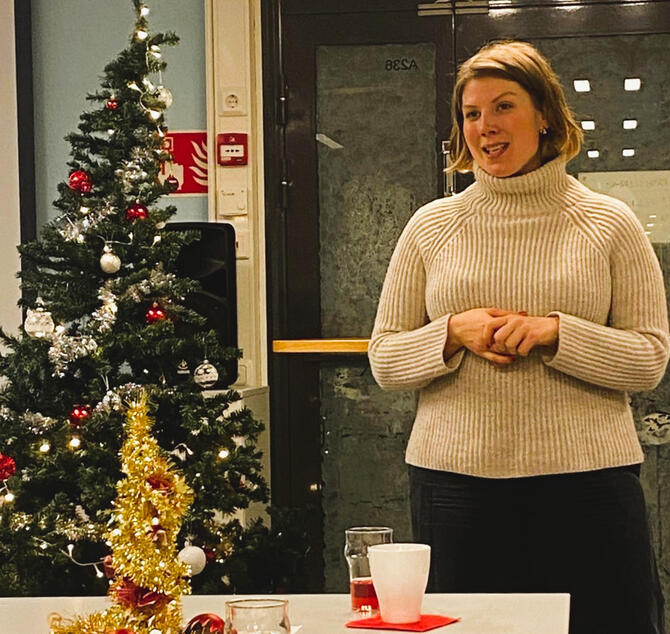 Vihreiden varapuheenjohtaja Jenni Pitko kuvattuna Jyväskylässä.